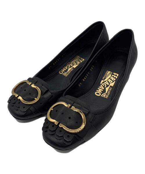 Salvatore Ferragamo（サルヴァトーレ フェラガモ）Salvatore Ferragamo (サルヴァトーレ フェラガモ) ハイヒールパンプス ブラック サイズ:SIZE 5の古着・服飾アイテム