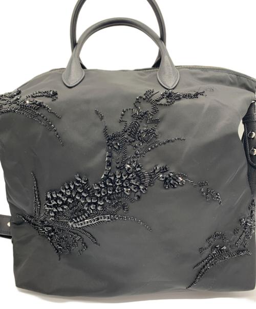 PRADA（プラダ）PRADA (プラダ) PRADA　2WAYハンドバッグ ブラックの古着・服飾アイテム