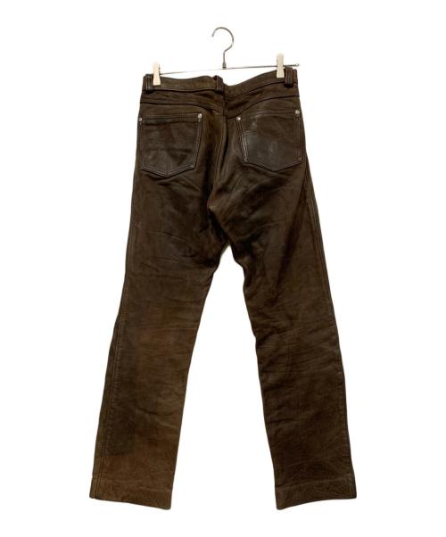 Schott（ショット）Schott (ショット) レザーパンツ ブラウン サイズ:SIZE 30の古着・服飾アイテム
