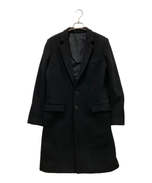LITHIUM HOMME（リチウムオム・ファム）LITHIUM HOMME (リチウムオム・ファム) チェスターコート ブラック サイズ:SIZE 48の古着・服飾アイテム