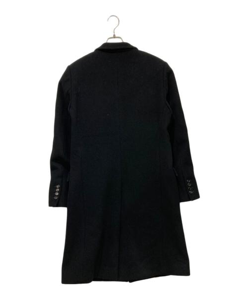 LITHIUM HOMME（リチウムオム・ファム）LITHIUM HOMME (リチウムオム・ファム) チェスターコート ブラック サイズ:SIZE 48の古着・服飾アイテム