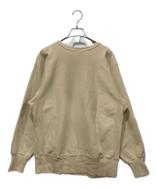 Champion REVERSE WEAVE（チャンピオン リバース ウィーブ）Champion REVERSE WEAVE (チャンピオン リバース ウィーブ) リバースウィーブスウェット パープル×ベージュ サイズ:Ｌの古着・服飾アイテム