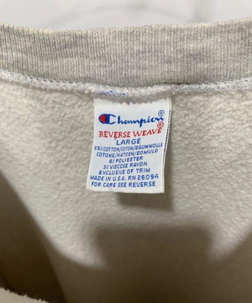 Champion REVERSE WEAVE（チャンピオン リバース ウィーブ）Champion REVERSE WEAVE (チャンピオン リバース ウィーブ) リバースウィーブスウェット レッド×グレー サイズ:Ｌの古着・服飾アイテム