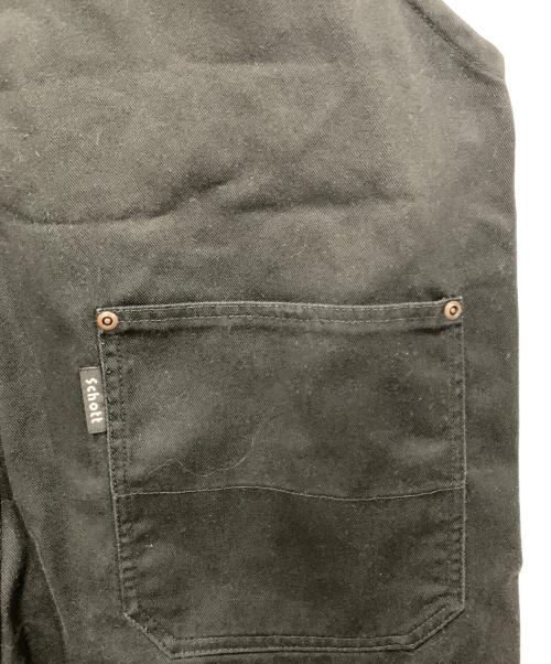 Schott（ショット）Schott (ショット) TCオーバーオール ブラック サイズ:XLの古着・服飾アイテム