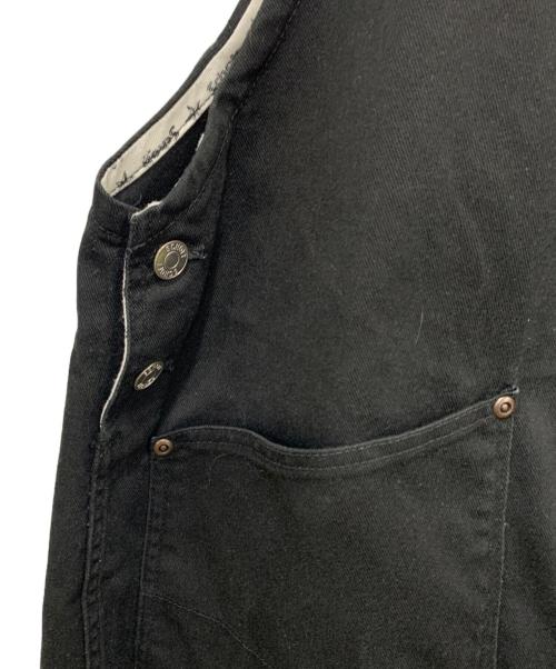 Schott（ショット）Schott (ショット) TCオーバーオール ブラック サイズ:XLの古着・服飾アイテム
