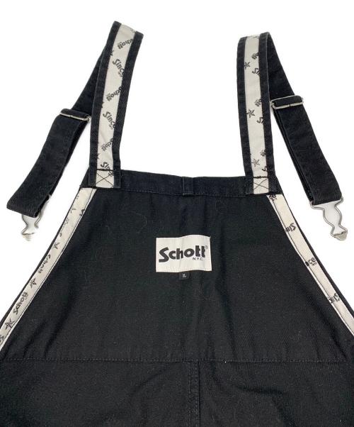Schott（ショット）Schott (ショット) TCオーバーオール ブラック サイズ:XLの古着・服飾アイテム
