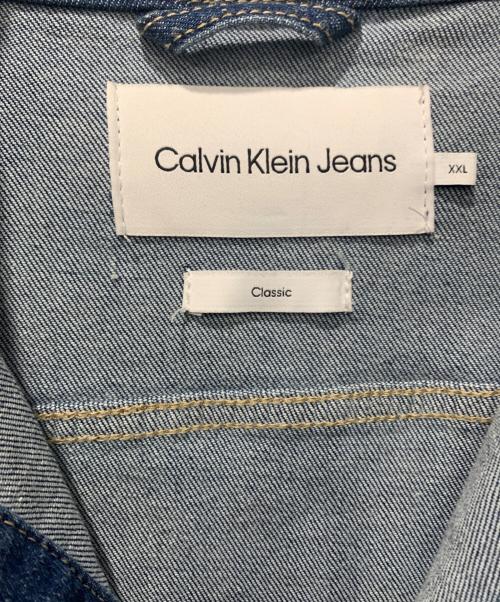 Calvin Klein Jeans（カルバンクラインジーンズ）Calvin Klein Jeans (カルバンクラインジーンズ) REGULAR 90s DENIM JACKET PLUS ネイビー サイズ:SIZE XXLの古着・服飾アイテム