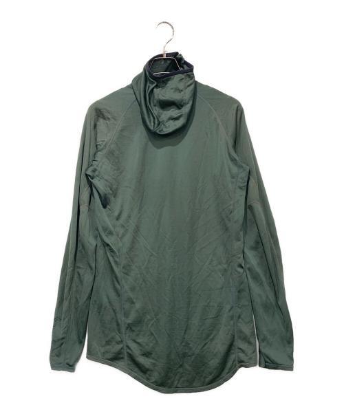 Teton Bros（ティートンブロス）Teton Bros (ティートンブロス) パワーウール グリッドフーディ グリーン サイズ:SIZE XLの古着・服飾アイテム