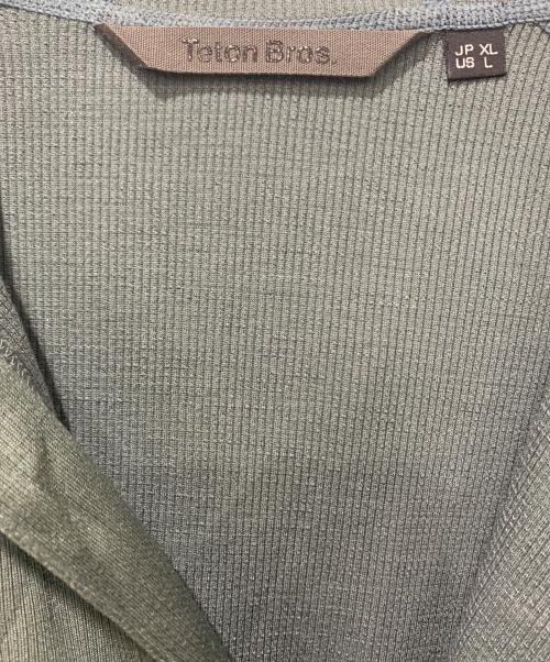 Teton Bros（ティートンブロス）Teton Bros (ティートンブロス) パワーウール グリッドフーディ グリーン サイズ:SIZE XLの古着・服飾アイテム
