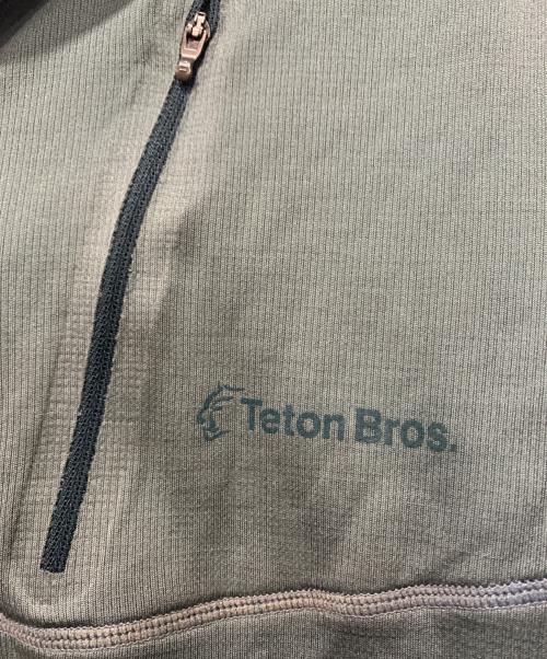 Teton Bros（ティートンブロス）Teton Bros (ティートンブロス) パワーウール グリッドフーディ グリーン サイズ:SIZE XLの古着・服飾アイテム