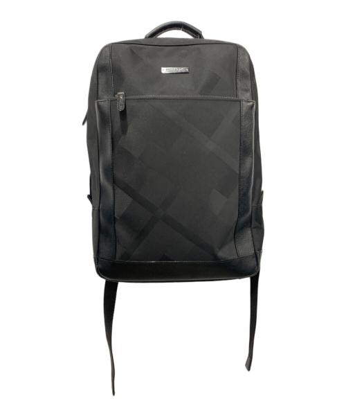 BLACK LABEL CRESTBRIDGE（ブラックレーベル クレストブリッジ）BLACK LABEL CRESTBRIDGE (ブラックレーベル クレストブリッジ) リュック ブラックの古着・服飾アイテム