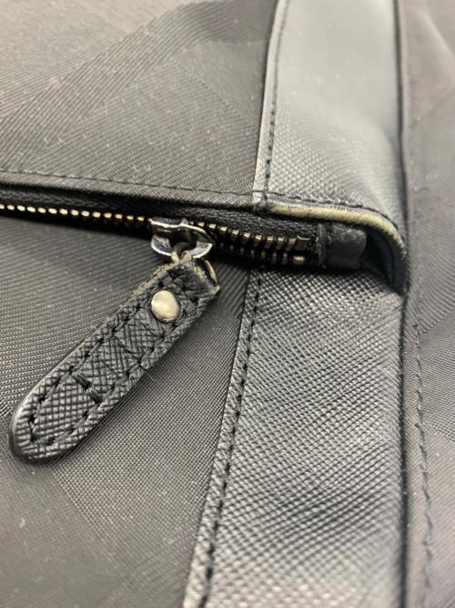 BLACK LABEL CRESTBRIDGE（ブラックレーベル クレストブリッジ）BLACK LABEL CRESTBRIDGE (ブラックレーベル クレストブリッジ) リュック ブラックの古着・服飾アイテム