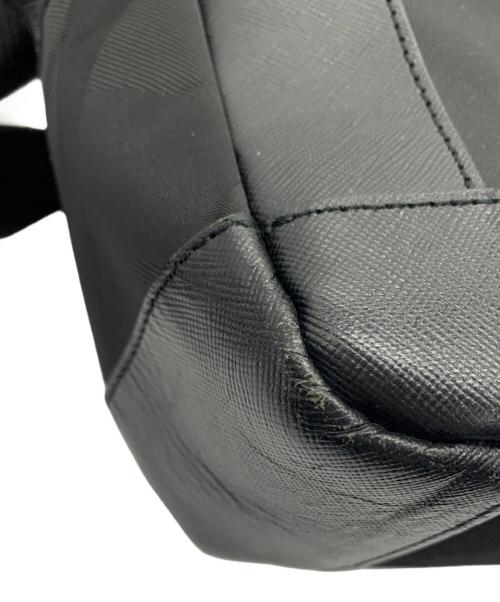 BLACK LABEL CRESTBRIDGE（ブラックレーベル クレストブリッジ）BLACK LABEL CRESTBRIDGE (ブラックレーベル クレストブリッジ) リュック ブラックの古着・服飾アイテム