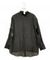 Whim Gazette (ウィムガゼット) オーガンジーシャツ ブラック サイズ:SIZE Free：7000円