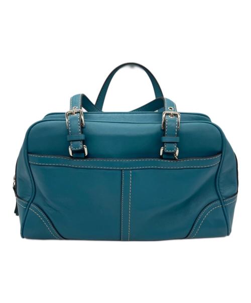 COACH（コーチ）COACH (コーチ) ハンドバッグ スカイブルーの古着・服飾アイテム