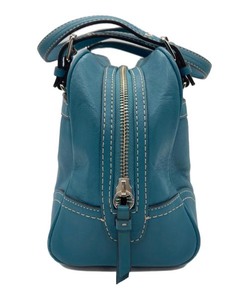 COACH（コーチ）COACH (コーチ) ハンドバッグ スカイブルーの古着・服飾アイテム