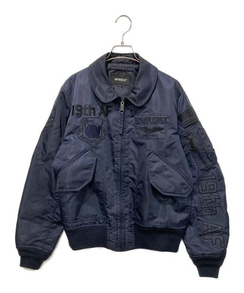 AVIREX（アヴィレックス）AVIREX (アヴィレックス) AVIREX　トレーニングコマンドジャケット ネイビー サイズ:Mの古着・服飾アイテム