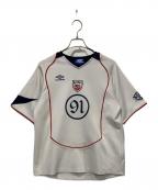 UMBRO×X-LARGEアンブロ×エクストララージ）の古着「SOCCER JERSEY」｜ホワイト×ネイビー