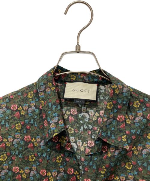 GUCCI（グッチ）GUCCI (グッチ) 長袖シャツ グリーン サイズ:40の古着・服飾アイテム