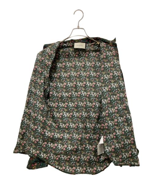 GUCCI（グッチ）GUCCI (グッチ) 長袖シャツ グリーン サイズ:40の古着・服飾アイテム