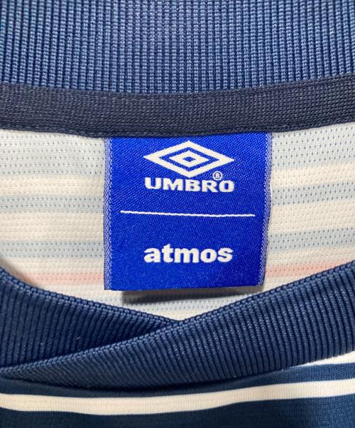 ATMOS（アトモス）ATMOS (アトモス) UMBRO (アンブロ) ゲームシャツ ブルー×レッド サイズ:SIZE Mの古着・服飾アイテム