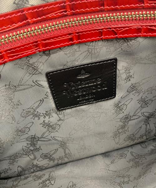 Vivienne Westwood（ヴィヴィアンウエストウッド）Vivienne Westwood (ヴィヴィアンウエストウッド) クラッチバッグ レッドの古着・服飾アイテム