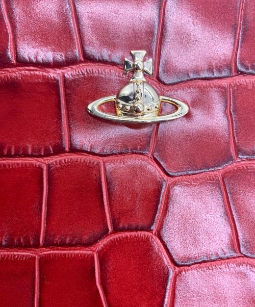 Vivienne Westwood（ヴィヴィアンウエストウッド）Vivienne Westwood (ヴィヴィアンウエストウッド) クラッチバッグ レッドの古着・服飾アイテム
