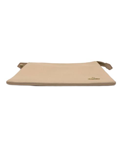 Vivienne Westwood（ヴィヴィアンウエストウッド）Vivienne Westwood (ヴィヴィアンウエストウッド) クラッチバッグ ベージュの古着・服飾アイテム