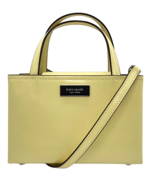 Kate Spade（ケイトスペード）Kate Spade (ケイトスペード) 2WAYバッグ イエローの古着・服飾アイテム