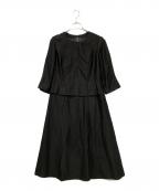 LANVIN NOIRランバン ノワール）の古着「長袖ワンピース」｜ブラック
