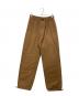 AURALEE（オーラリー）の古着「FINX TUSSAH CHAMBRAY EASY PANTS」｜ブラウン