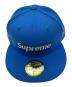 New Era (ニューエラ) SUPREME (シュプリーム) キャップ ブルー サイズ:61.5cm：9000円