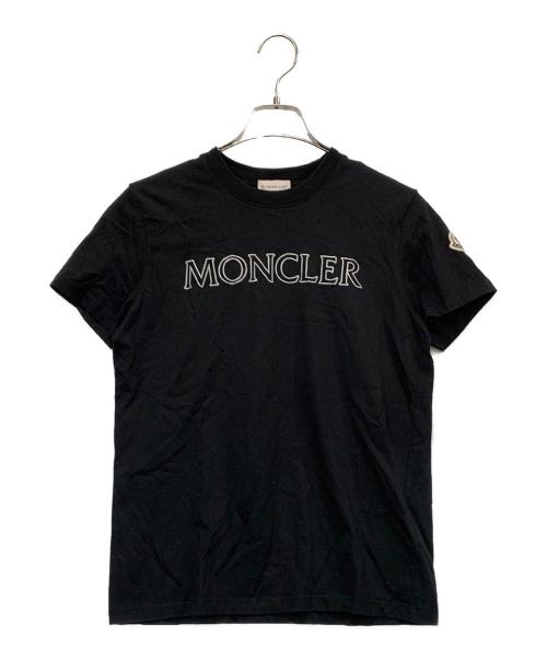 MONCLER（モンクレール）MONCLER (モンクレール) 半袖カットソー ブラック サイズ:SIZE Mの古着・服飾アイテム