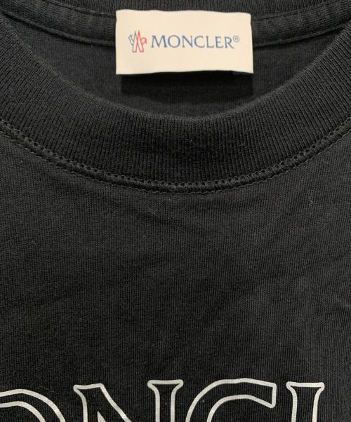 MONCLER（モンクレール）MONCLER (モンクレール) 半袖カットソー ブラック サイズ:SIZE Mの古着・服飾アイテム