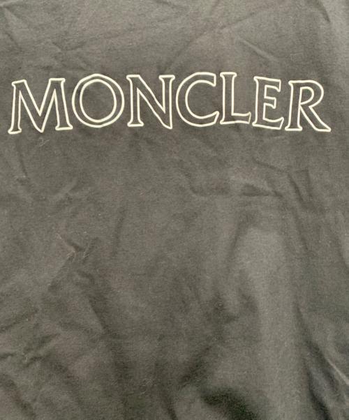 MONCLER（モンクレール）MONCLER (モンクレール) 半袖カットソー ブラック サイズ:SIZE Mの古着・服飾アイテム