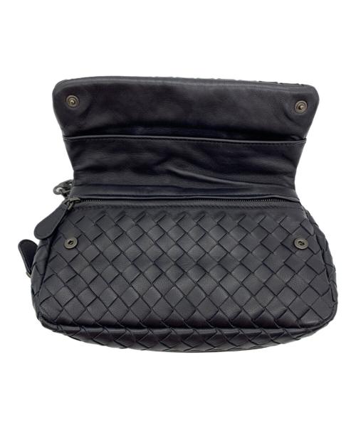 BOTTEGA VENETA（ボッテガベネタ）BOTTEGA VENETA (ボッテガベネタ) チェーンショルダーバッグ ブラックの古着・服飾アイテム