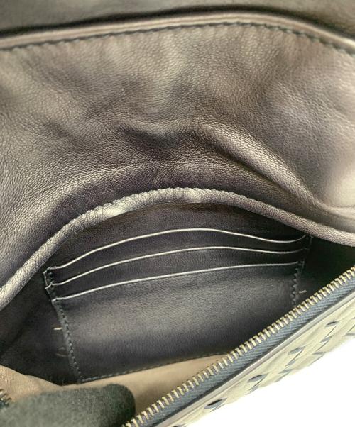 BOTTEGA VENETA（ボッテガベネタ）BOTTEGA VENETA (ボッテガベネタ) チェーンショルダーバッグ ブラックの古着・服飾アイテム