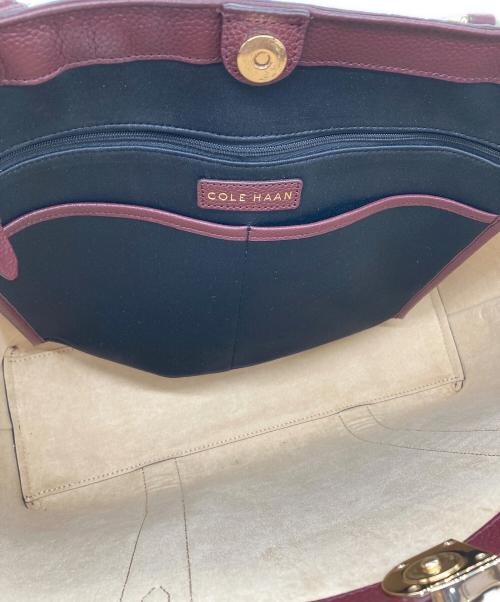 COLE HAAN（コールハーン）COLE HAAN (コールハーン) トートバッグ レッドの古着・服飾アイテム