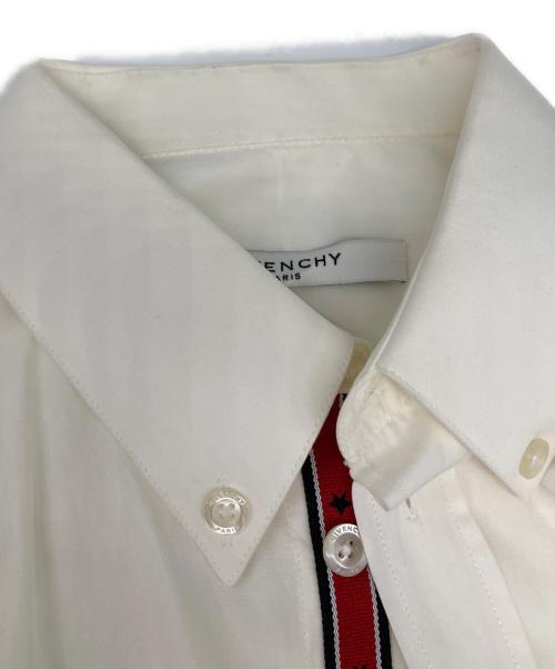 GIVENCHY（ジバンシィ）GIVENCHY (ジバンシィ) アイコニックバンド ドレスシャツ ホワイト サイズ:38の古着・服飾アイテム