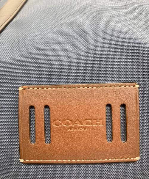 COACH（コーチ）COACH (コーチ) ボストンバッグ ブルー×ブラックの古着・服飾アイテム