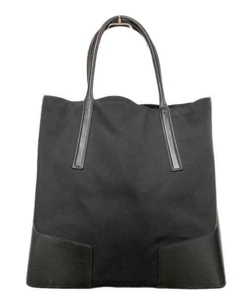 GUCCI（グッチ）GUCCI (グッチ) ラージトートバッグ ブラックの古着・服飾アイテム