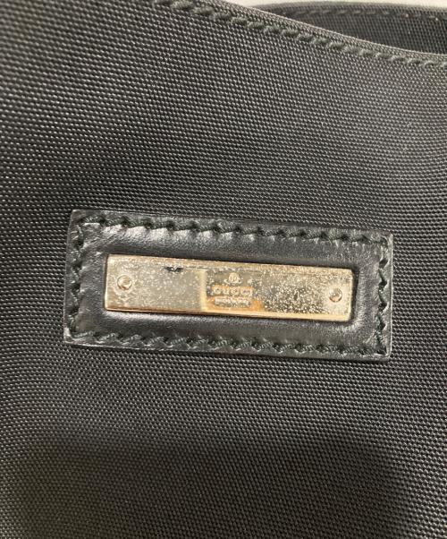 GUCCI（グッチ）GUCCI (グッチ) ラージトートバッグ ブラックの古着・服飾アイテム