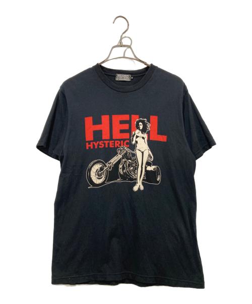 Hysteric Glamour（ヒステリックグラマー）Hysteric Glamour (ヒステリックグラマー) 半袖カットソー ブラック サイズ:SIZE Mの古着・服飾アイテム