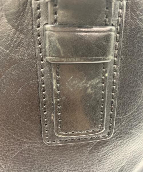 COACH（コーチ）COACH (コーチ) レザートートバッグ ブラックの古着・服飾アイテム