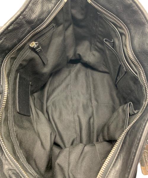 COACH（コーチ）COACH (コーチ) レザートートバッグ ブラックの古着・服飾アイテム