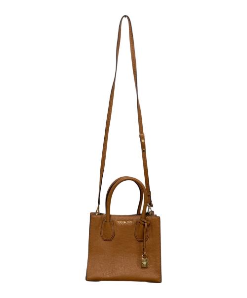 MICHAEL KORS（マイケルコース）MICHAEL KORS (マイケルコース) 2WAYバッグ ブラウンの古着・服飾アイテム