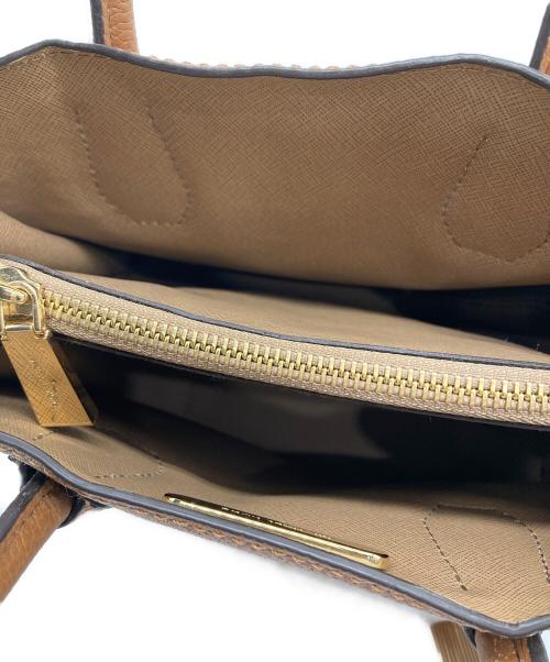 MICHAEL KORS（マイケルコース）MICHAEL KORS (マイケルコース) 2WAYバッグ ブラウンの古着・服飾アイテム