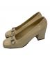 GUCCI (グッチ) スクエアトゥーパンプス ベージュ サイズ:SIZE 37C：6000円