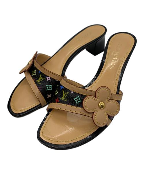 LOUIS VUITTON（ルイ ヴィトン）LOUIS VUITTON (ルイ ヴィトン) モノグラム・マルチカラー ベージュ×ブラック サイズ:SIZE 38の古着・服飾アイテム