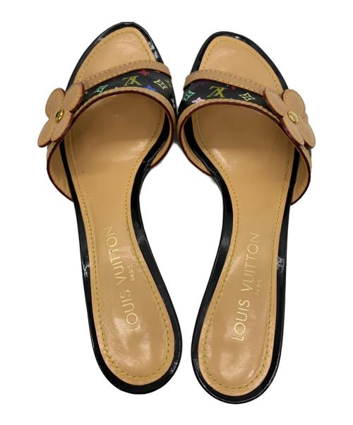 LOUIS VUITTON（ルイ ヴィトン）LOUIS VUITTON (ルイ ヴィトン) モノグラム・マルチカラー ベージュ×ブラック サイズ:SIZE 38の古着・服飾アイテム